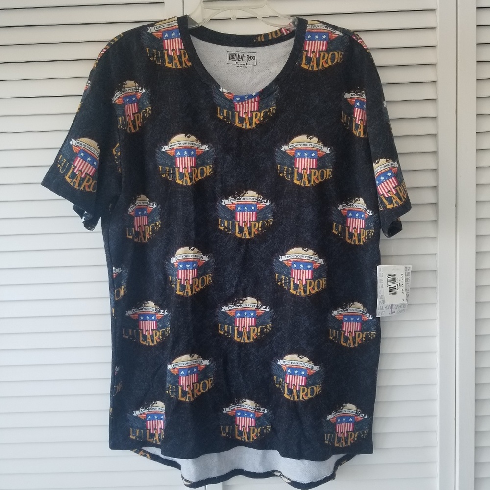 NEW!! LuLaRoe Patrick T size Large